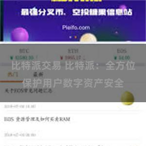 比特派交易 比特派：全方位保护用户数字资产安全