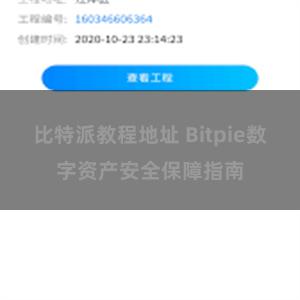 比特派教程地址 Bitpie数字资产安全保障指南