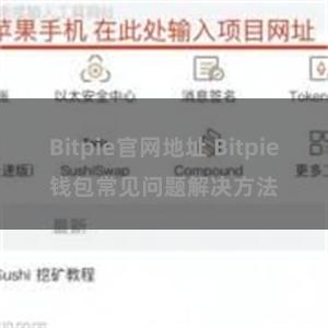 Bitpie官网地址 Bitpie钱包常见问题解决方法