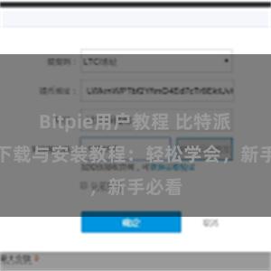 Bitpie用户教程 比特派钱包下载与安装教程：轻松学会，新手必看