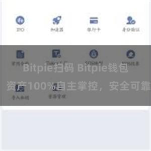 Bitpie扫码 Bitpie钱包：资产100%自主掌控，安全可靠。