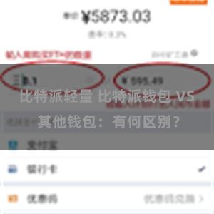 比特派轻量 比特派钱包 VS 其他钱包：有何区别？