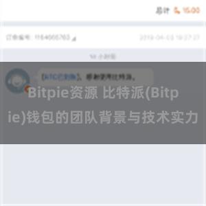 Bitpie资源 比特派(Bitpie)钱包的团队背景与技术实力