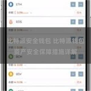 比特派安全钱包 比特派钱包资产安全保障措施详解
